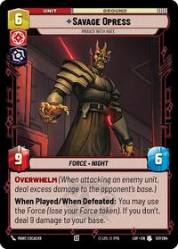 Savage Opress - Imbued With Hate - Legends of the Force - 137/264