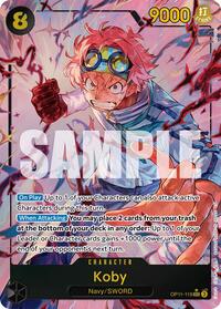 Koby (119) (Alternate Art) - A Fist of Divine Speed - OP11-119
