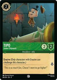 Tipo - Junior Chipmunk - Reign of Jafar - 89/204