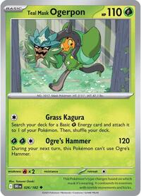 Teal Mask Ogerpon - SV10: Destined Rivals - 026/182