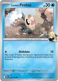 Cynthia's Feebas - SV10: Destined Rivals - 052/182