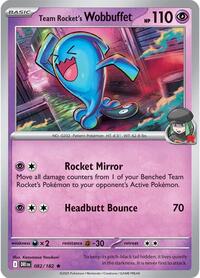 Team Rocket's Wobbuffet - SV10: Destined Rivals - 082/182