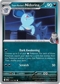 Team Rocket's Nidorina - SV10: Destined Rivals - 115/182