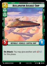 Acclamator Assault Ship - Legends of the Force - 106/264