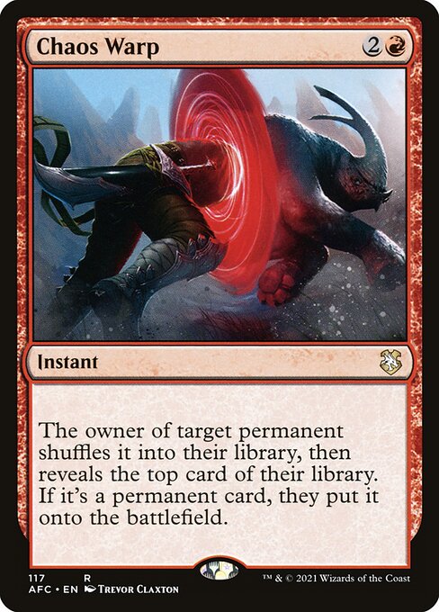 Chaos Warp - Forgotten Realms Commander - 117