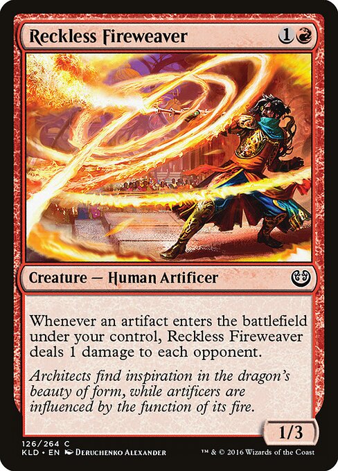 Reckless Fireweaver - Kaladesh - 126