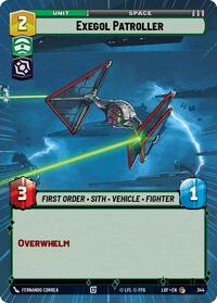 Exegol Patroller (Hyperspace) - Legends of the Force - 344