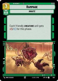 Rampage (Foil) - Legends of the Force - 629
