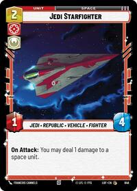 Jedi Starfighter (Foil) - Legends of the Force - 646