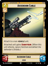 Ascension Cable (Foil) - Legends of the Force - 717