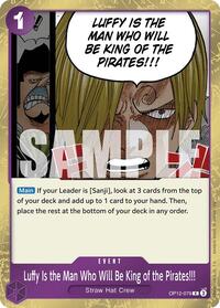 Luffy Is the Man Who Will Be King of the Pirates!!! - Legacy of the Master - OP12-079