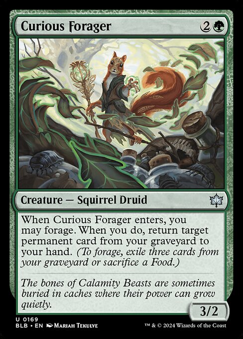 Curious Forager - Bloomburrow - 169
