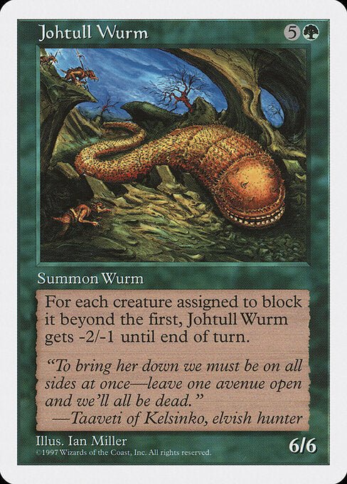 Johtull Wurm - Fifth Edition - 306