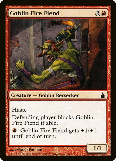 Goblin Fire Fiend - Ravnica: City of Guilds - 127