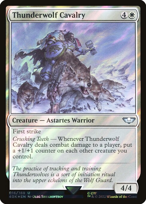Thunderwolf Cavalry - Warhammer 40,000 Commander - 16★
