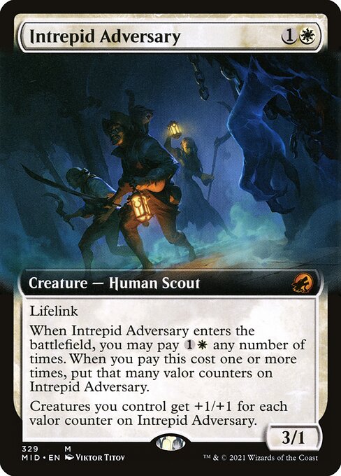 Intrepid Adversary - Innistrad: Midnight Hunt - 329