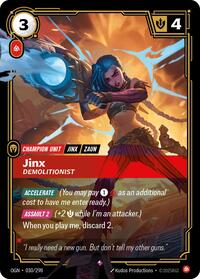 Jinx, Demolitionist - Origins - 030/298