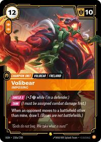 Volibear, Imposing (Alternate Art) - Origins - 158a/298