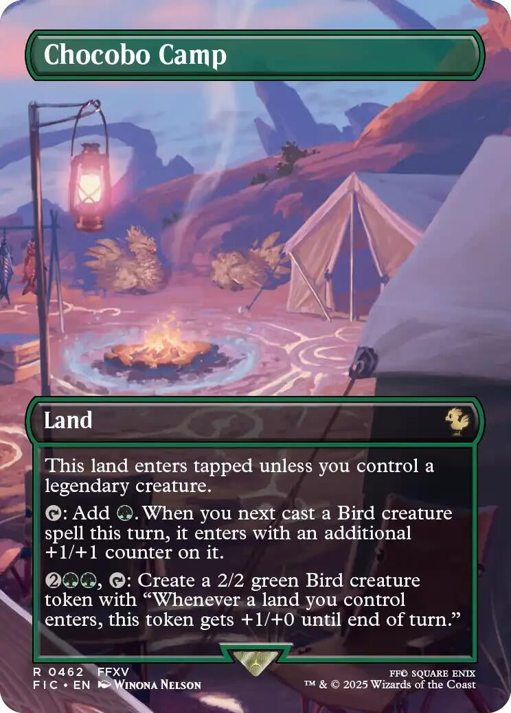 Image for Chocobo Camp (Borderless) (462) (FIC) - Magic: The Gathering