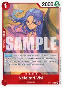 Nefeltari Vivi - Carrying On His Will - OP13-012