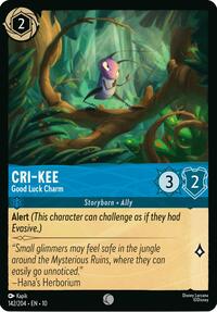 Cri-Kee - Good Luck Charm - Whispers in the Well - 142/204