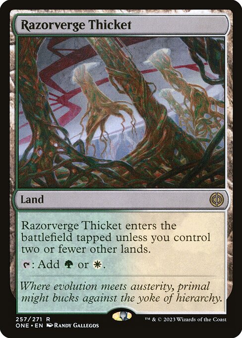 Razorverge Thicket - Phyrexia: All Will Be One - 257