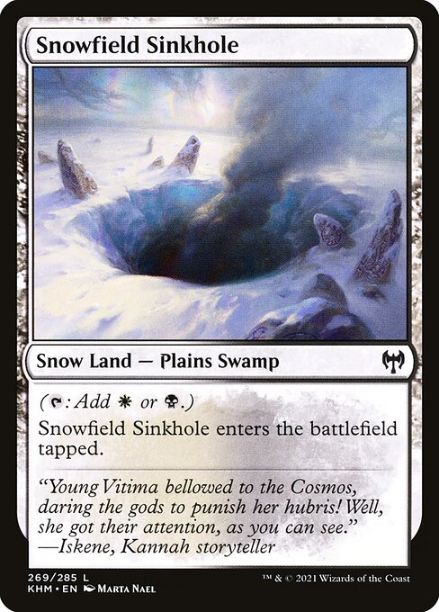 Snowfield Sinkhole - Kaldheim - 269