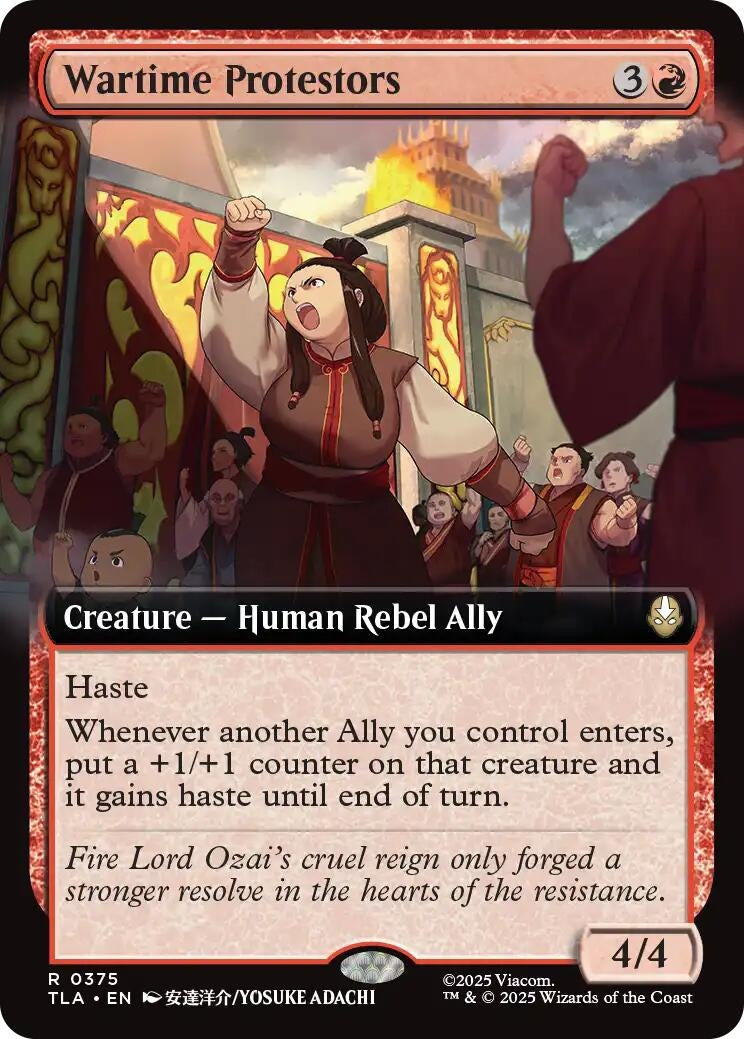 Wartime Protestors (Extended Art) (375) (TLA)