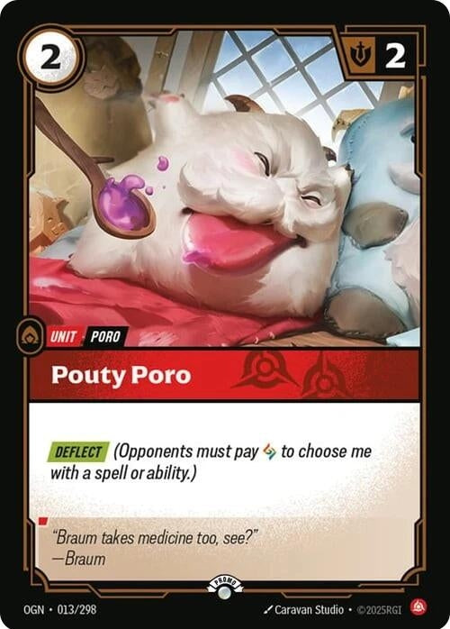Image for Pouty Poro (013/298) (OPP) - Riftbound: League of Legends Trading Card Game