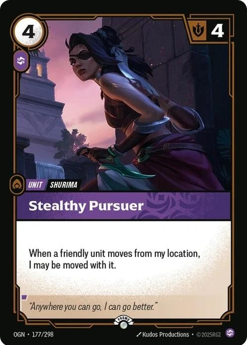 Image for Stealthy Pursuer (177/298) (OPP) - Riftbound: League of Legends Trading Card Game