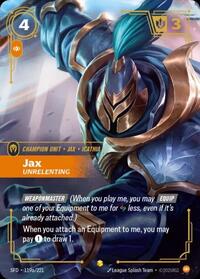 Jax, Unrelenting (Alternate Art) - Spiritforged - 119a/221