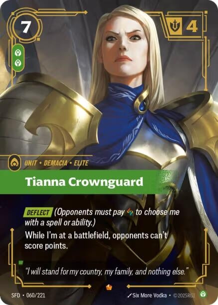 Image for Tianna Crownguard (060/221) (SFD) - Riftbound: League of Legends Trading Card Game
