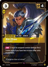 Xin Zhao, Vigilant - Spiritforged - 176/221