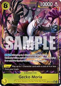 Gecko Moria - OP14-104 (Alternate Art) - The Azure Sea's Seven - OP14-104