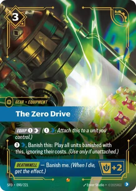 Image for The Zero Drive (090/221) (SFD) - Riftbound: League of Legends Trading Card Game