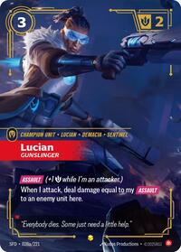 Lucian, Gunslinger (Alternate Art) - Spiritforged - 028a/221
