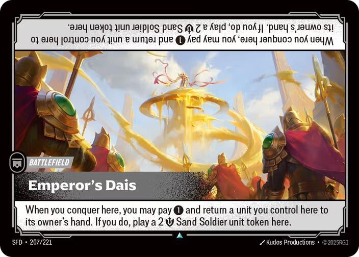 Image for Emperor's Dais (207/221) (SFD) - Riftbound: League of Legends Trading Card Game
