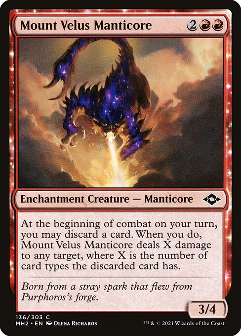 Mount Velus Manticore - Modern Horizons 2 - 136