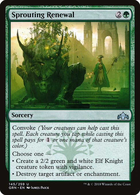 Sprouting Renewal - Guilds of Ravnica - 145
