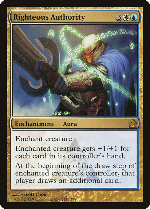 Righteous Authority - Return to Ravnica - 189
