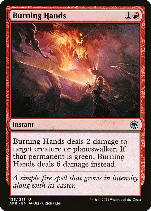 Burning Hands - Adventures in the Forgotten Realms - 135