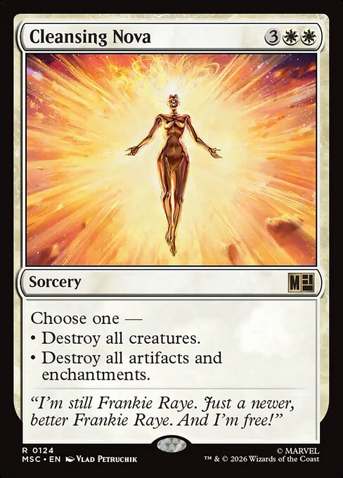 Cleansing Nova - Marvel Super Heroes Commander - 124