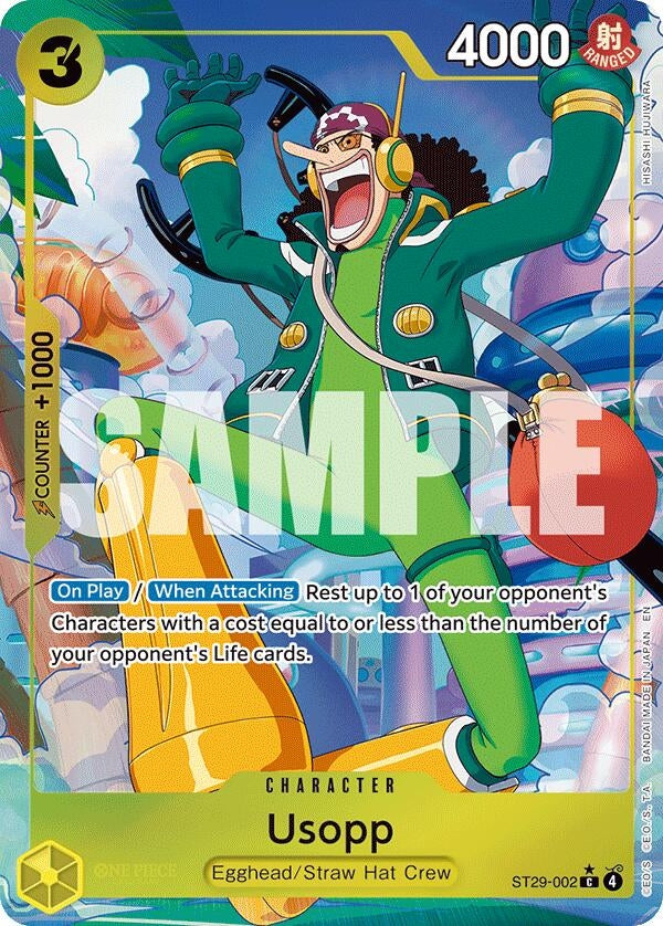 Image for Usopp (Full Art) (ST29-002) (ST-29) - One Piece Card Game