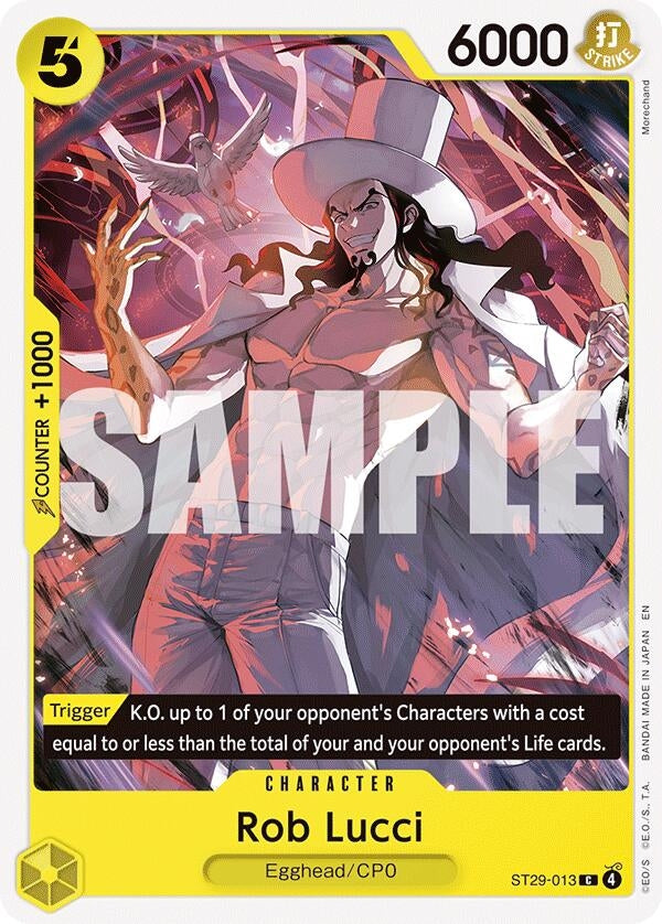 Image for Rob Lucci (ST29-013) (ST-29) - One Piece Card Game