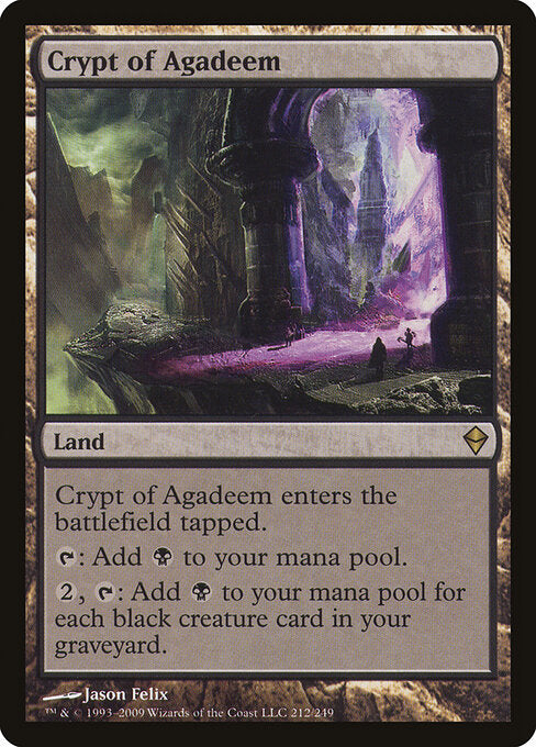 Crypt of Agadeem - Zendikar - 212