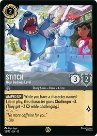Stitch - High Badness Level - Disney Lorcana Promo Cards - 35