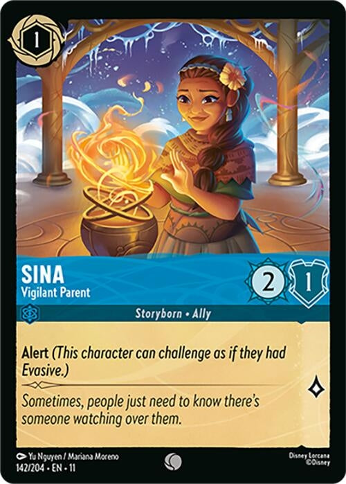 Image for Sina - Vigilant Parent (142/204) (11) - Disney Lorcana