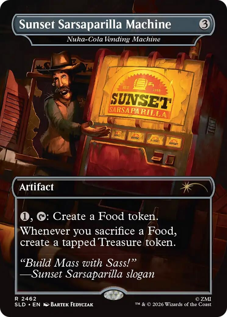 Image for Sunset Sarsaparilla Machine - Nuka-Cola Vending Machine (2462) (SLD) - Magic: The Gathering