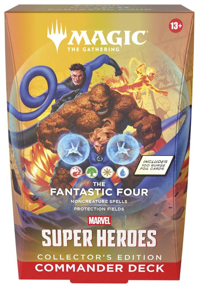 Marvel Super Heroes Commander Deck The Fantastic Four Collector's Edition - Marvel Super Heroes Commander