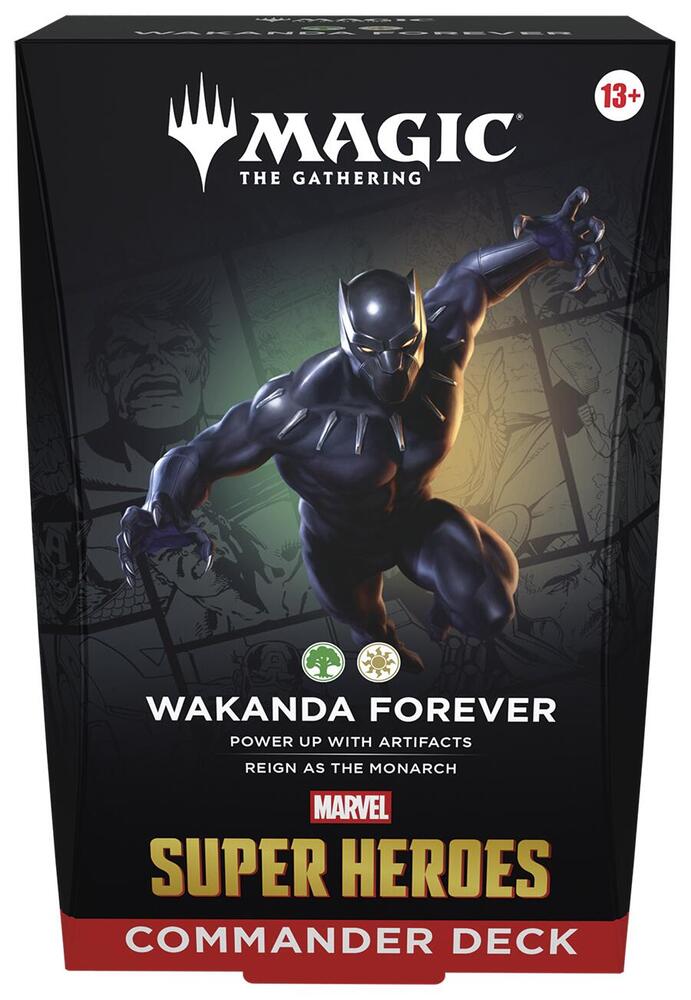 Marvel Super Heroes Commander Deck Wakanda Forever - Marvel Super Heroes Commander